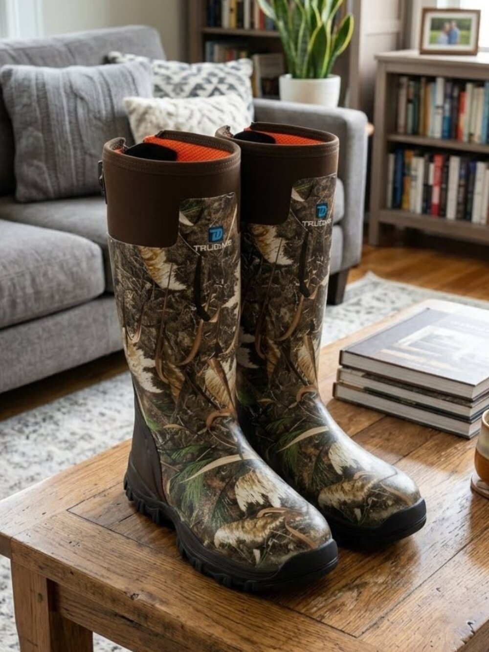 Men's Waterproof 5mm Neoprene Camo Hunting Boots